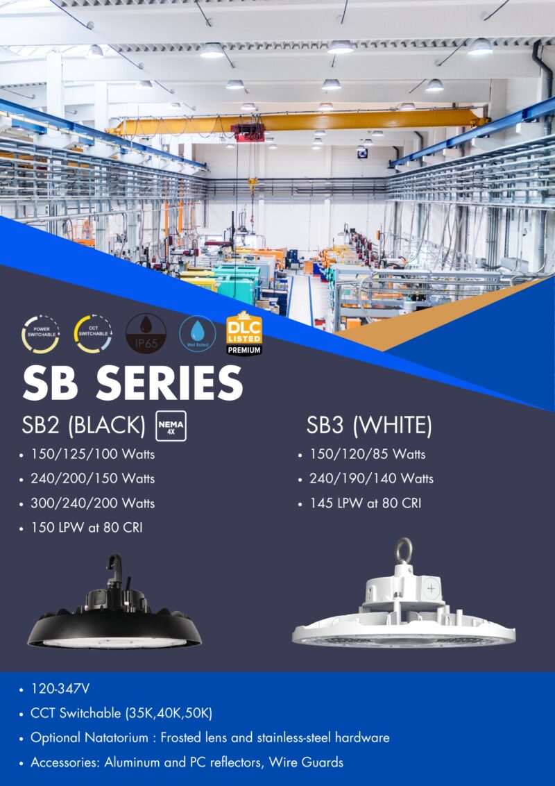SB SERIES – UFO HIGHBAYS